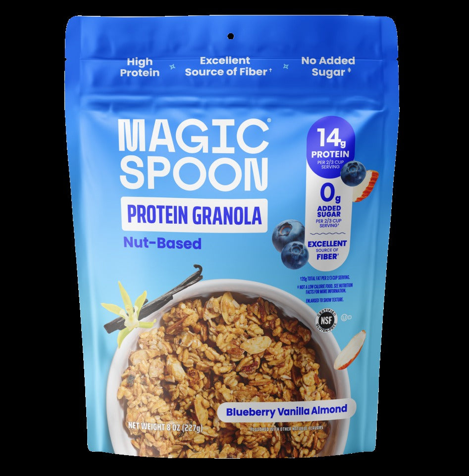 New! Blueberry Vanilla Almond Granola 8 oz