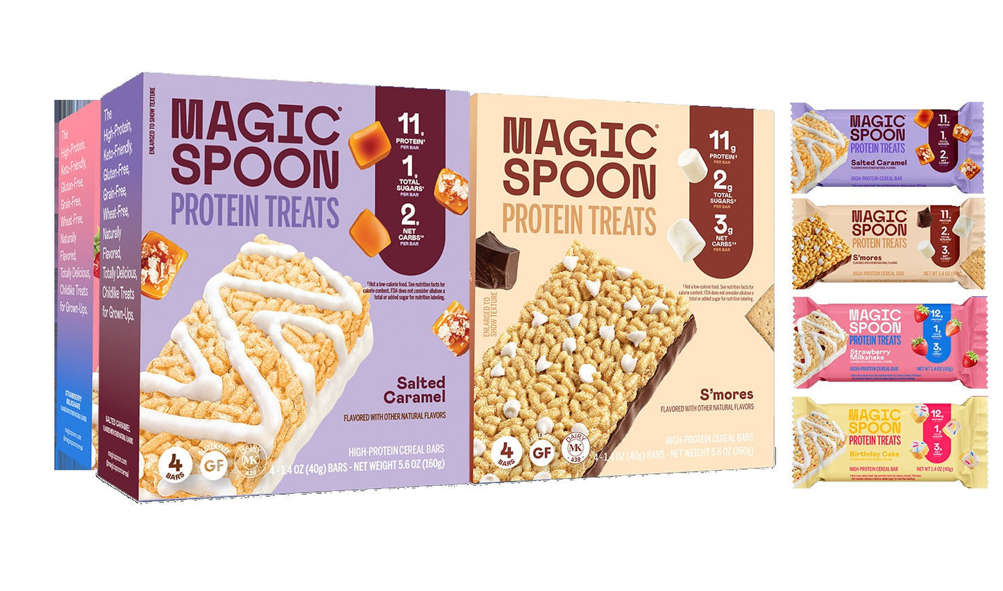 Dessert Treats Bundle - 16 Cereal Treats (4 Boxes) - TTS