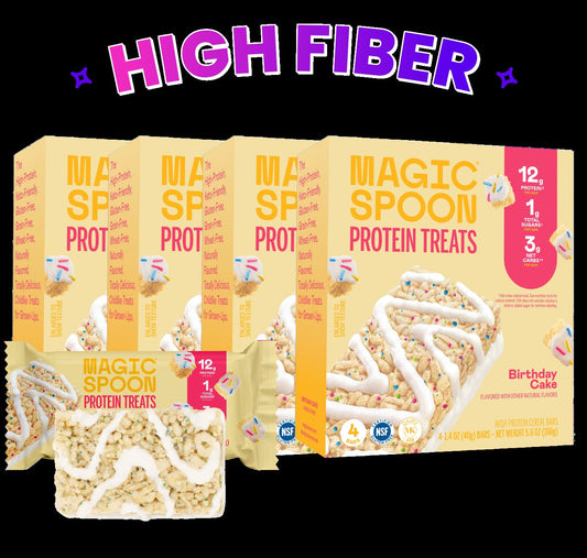 Birthday Cake - 16 Cereal Treats (4 Boxes)