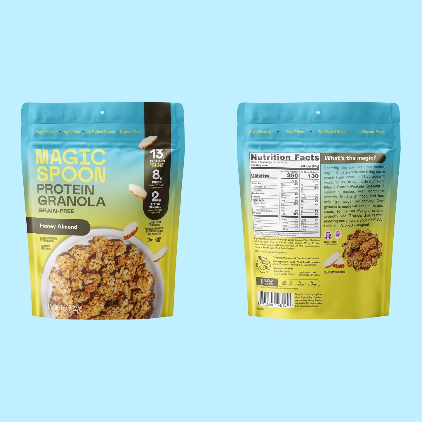 Honey Almond - 4 Bags of Granola