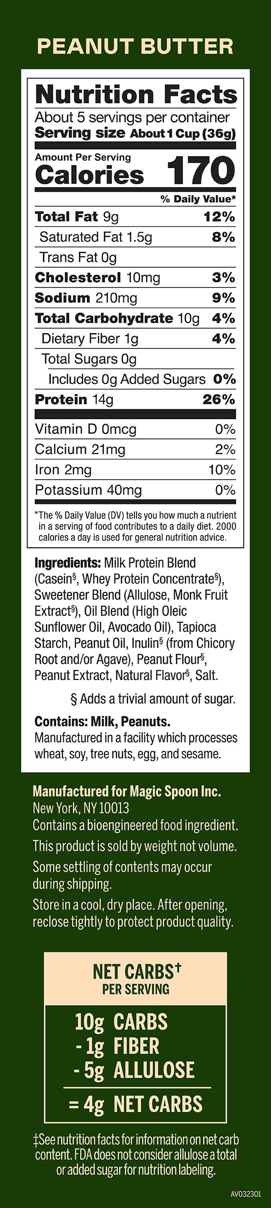 Peanut Butter - 1 case (4 boxes)