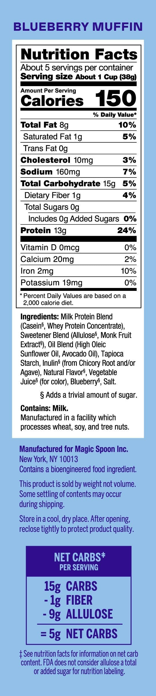 Blueberry Muffin - 1 case (6 boxes)
