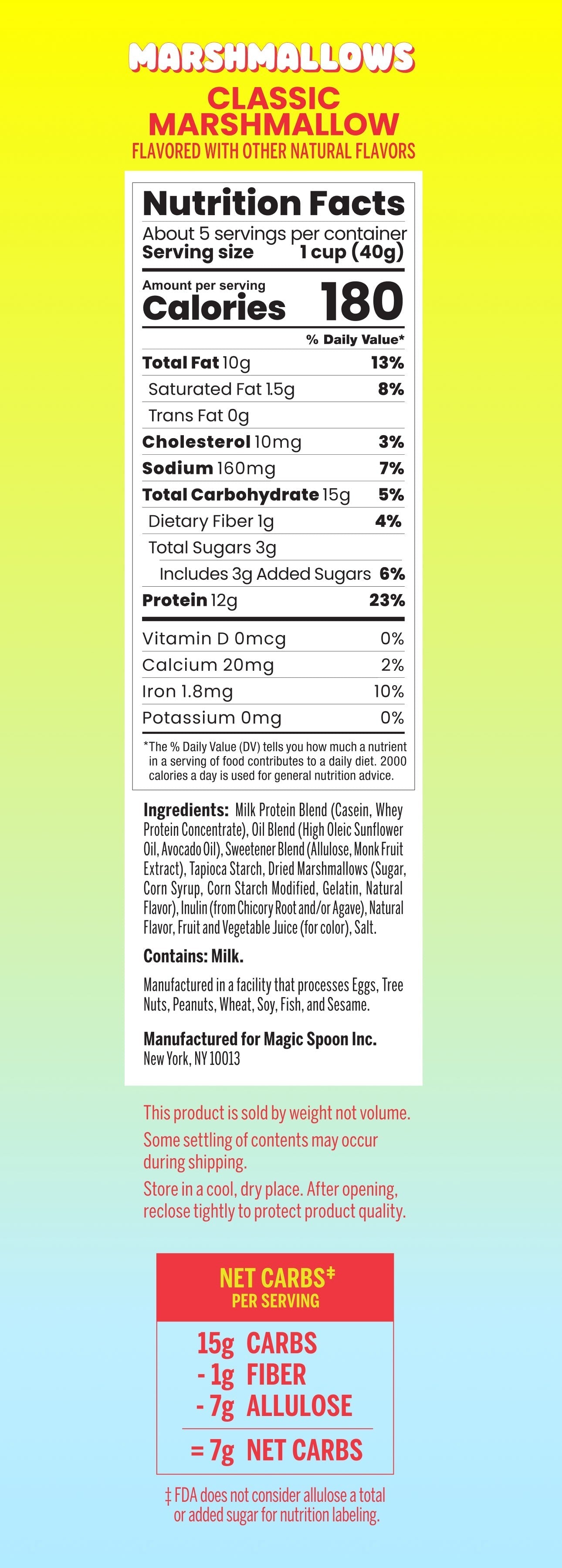 Classic Marshmallow - Protein Cereal with Marshmallows