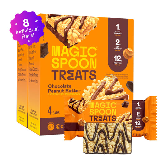 Magic Spoon Protein Treats 8 Bars (2 Boxes) - Peanut Butter