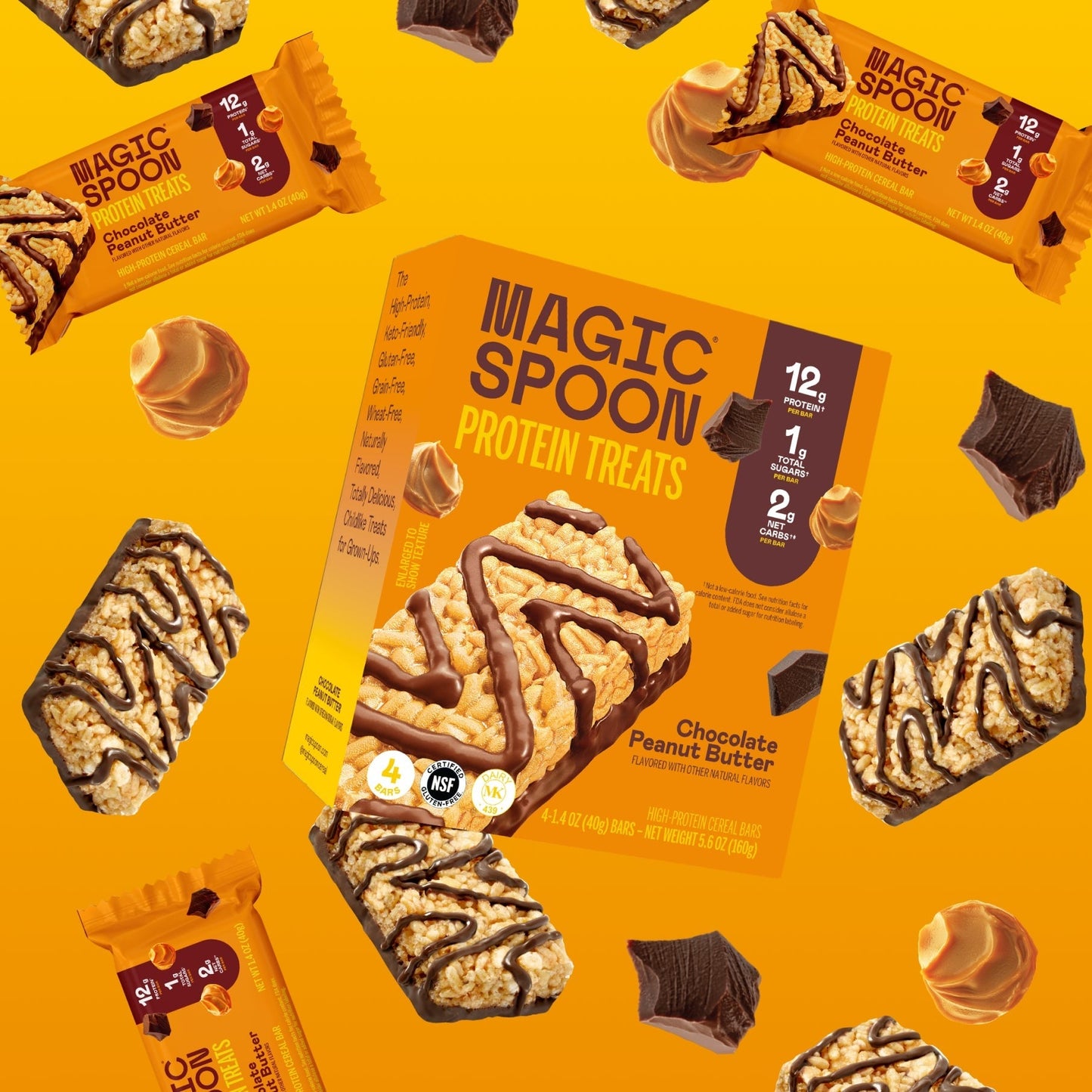 Chocolate PB - 16 Cereal Treats (4 boxes)