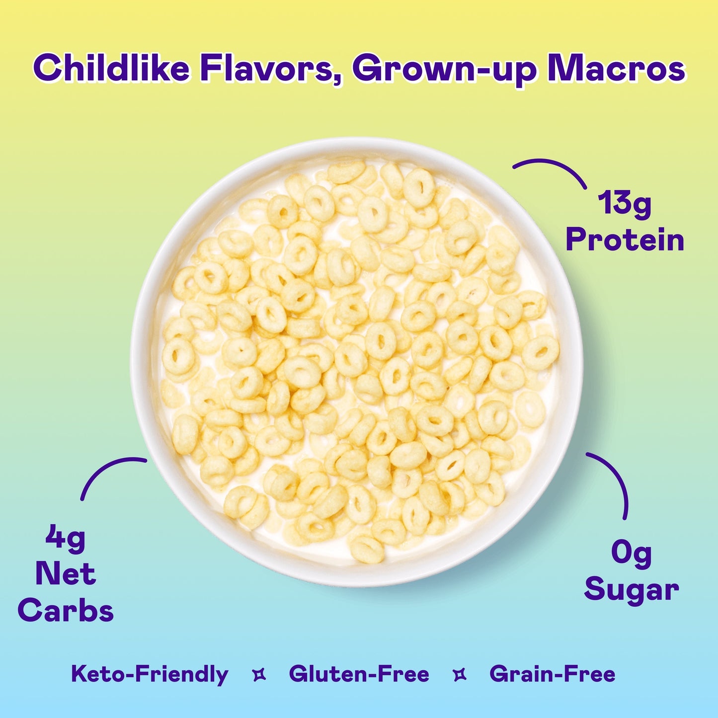 Magic Spoon Protein Cereal 1 case (4 boxes) - Frosted