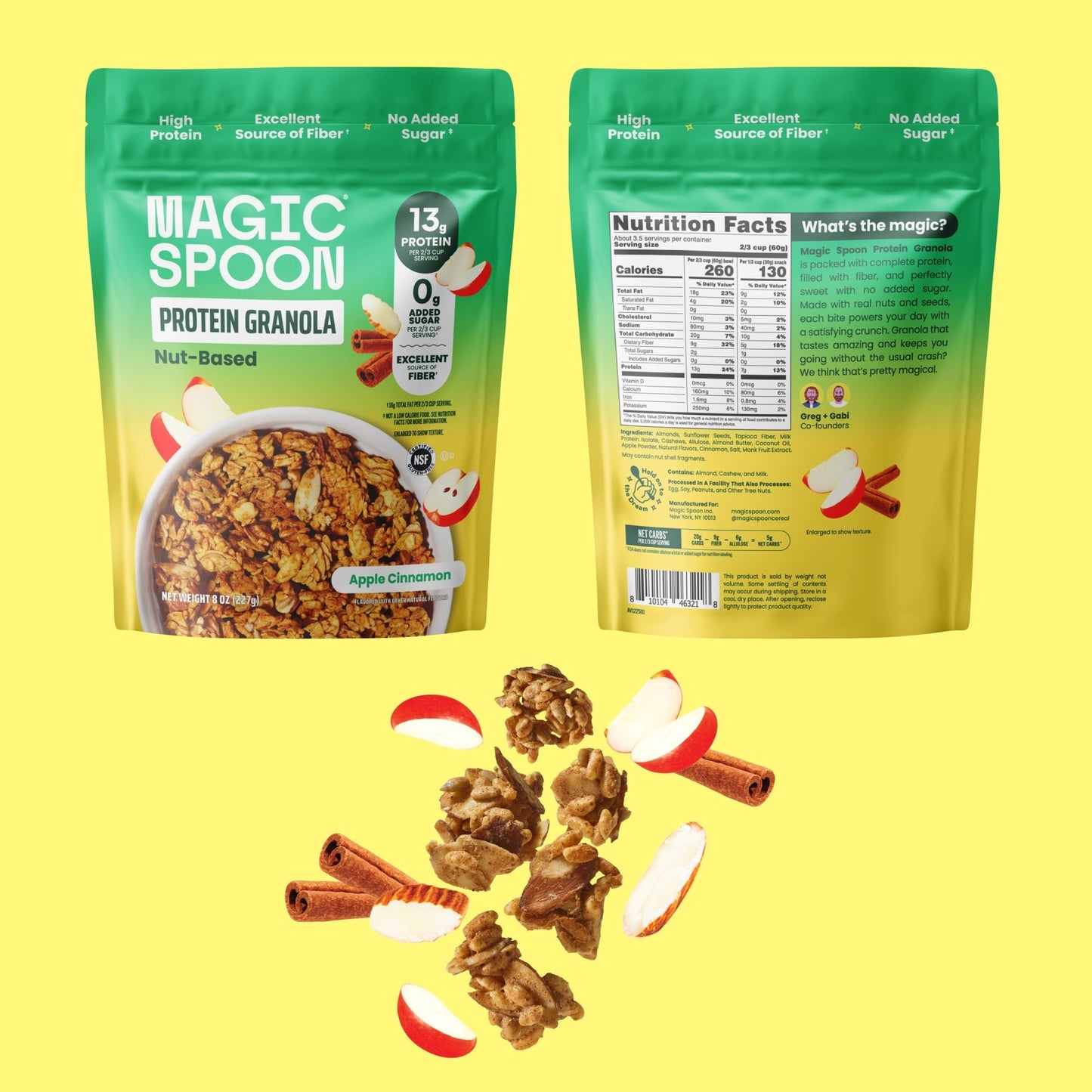 Apple Cinnamon - 4 Bags of Granola