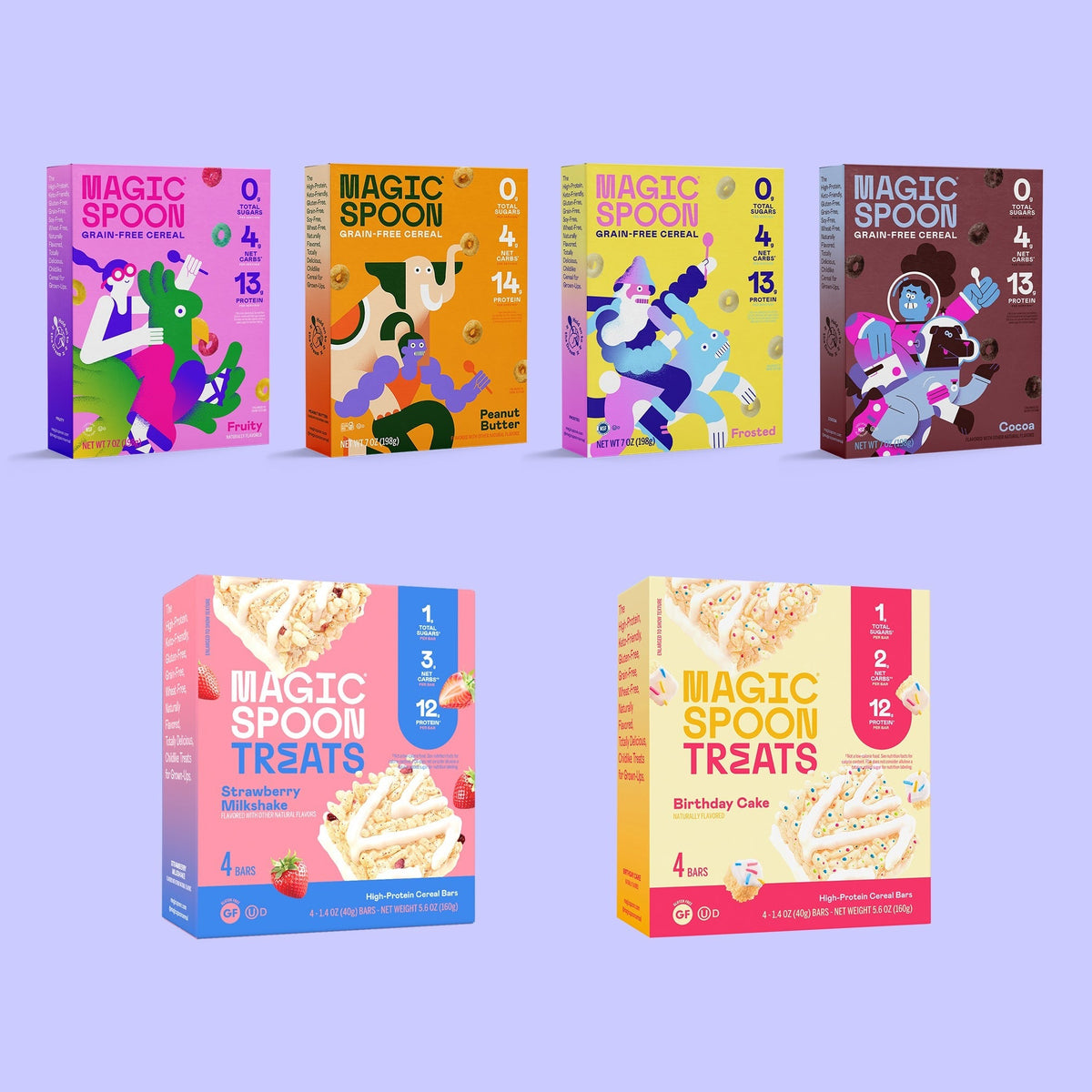 THE FUTURE FAVS MIX - 4 boxes + 8 Cereal Treats (2 Boxes)