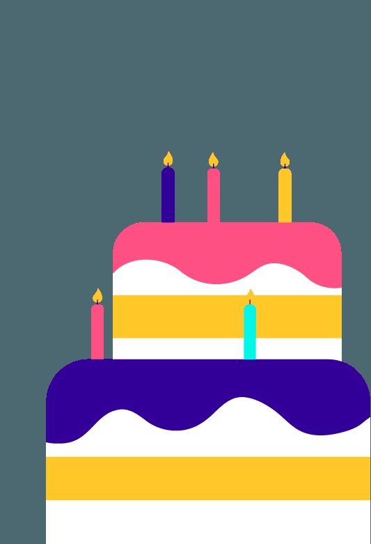 Birthday Cake - 6 boxes