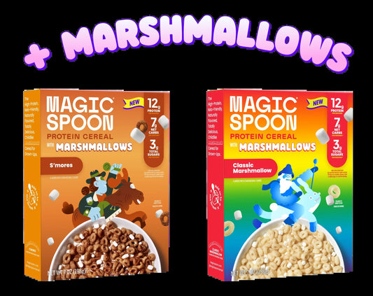 Classic Marshmallow + S'mores - Protein Cereal with Marshmallows (2 boxes)