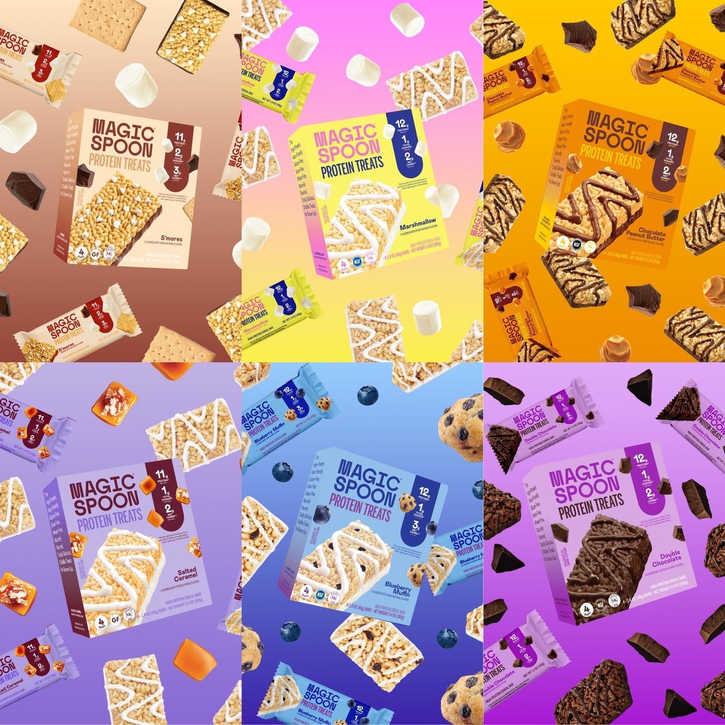 Variety 6 - 24 Cereal Treats (6 Boxes)