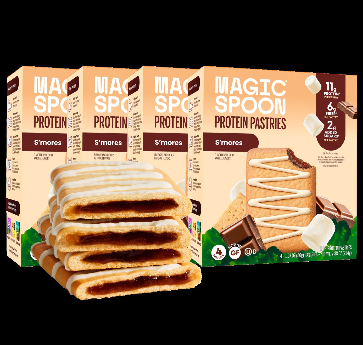 S'mores - 16 Pastries (4 Boxes)