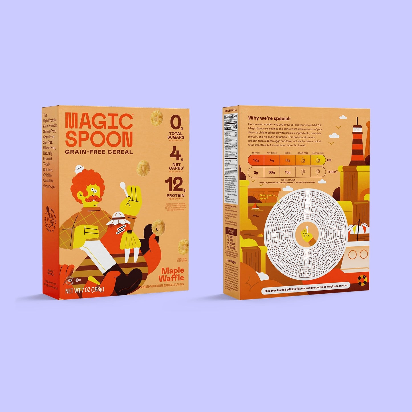 Maple Waffle - 1 case (4 boxes)