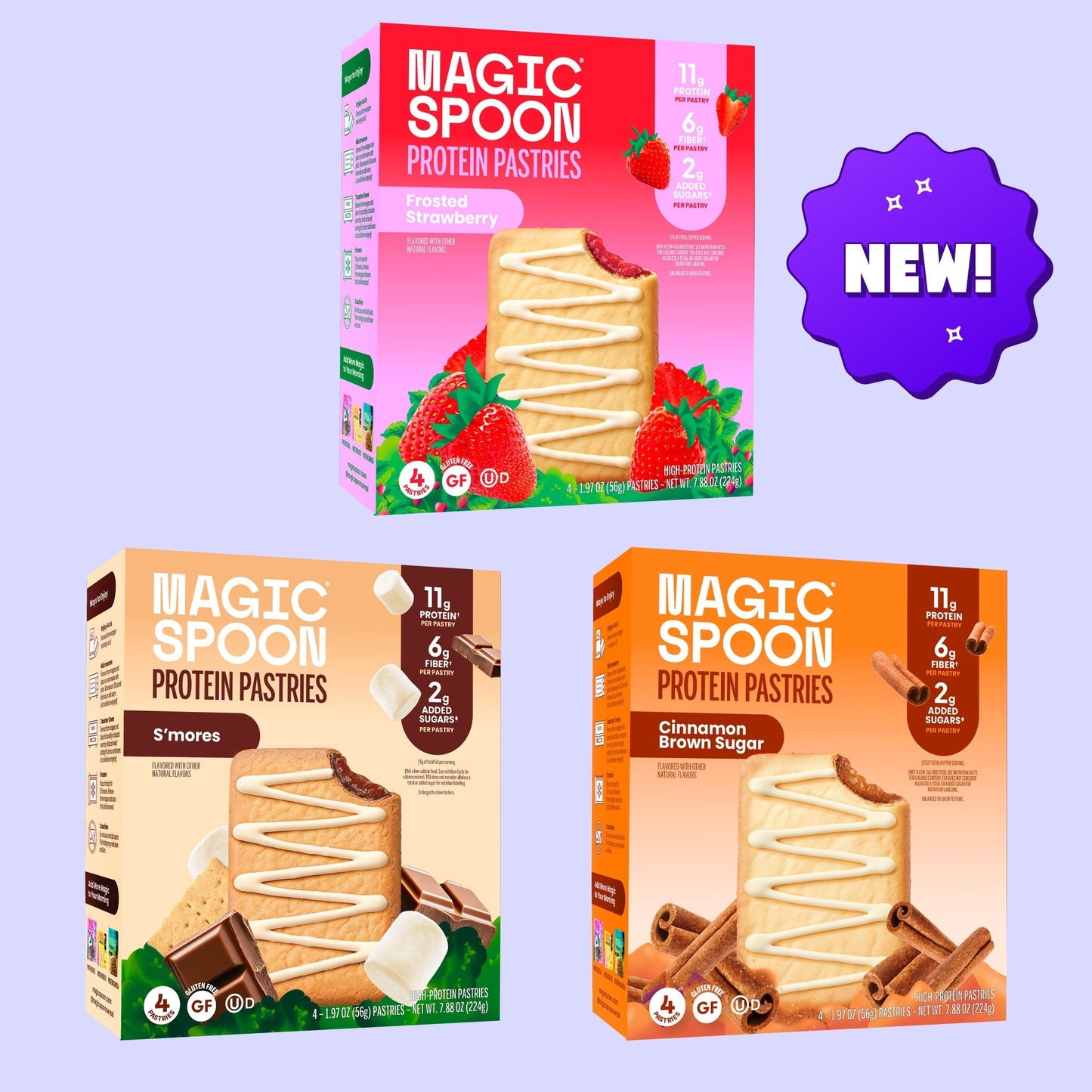 Protein Pastries Sampler Pack - 3 Boxes (TTS)
