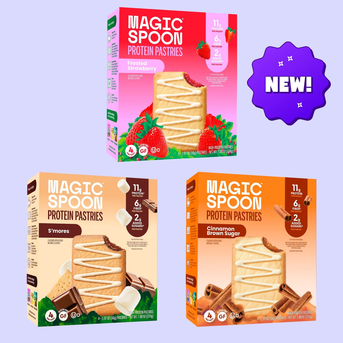 Protein Pastries Sampler Pack - 3 Boxes (TTS)