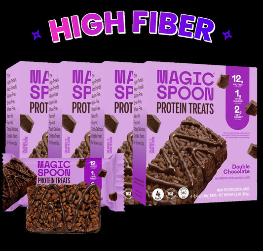 Double Chocolate - 16 Cereal Treats (4 Boxes)