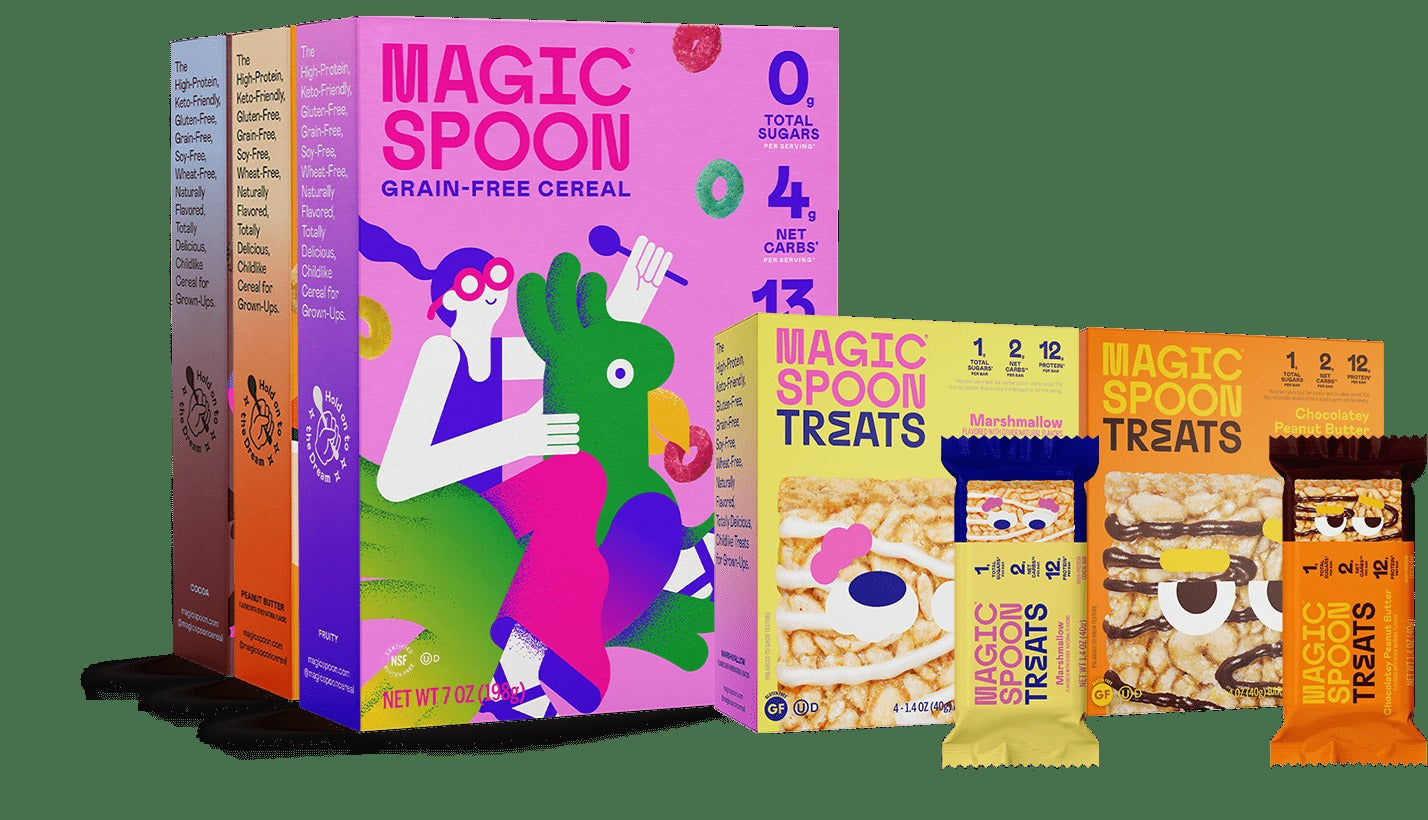 More Magic Mix - 8 cereal treats (2 boxes) + 3 boxes of cereal