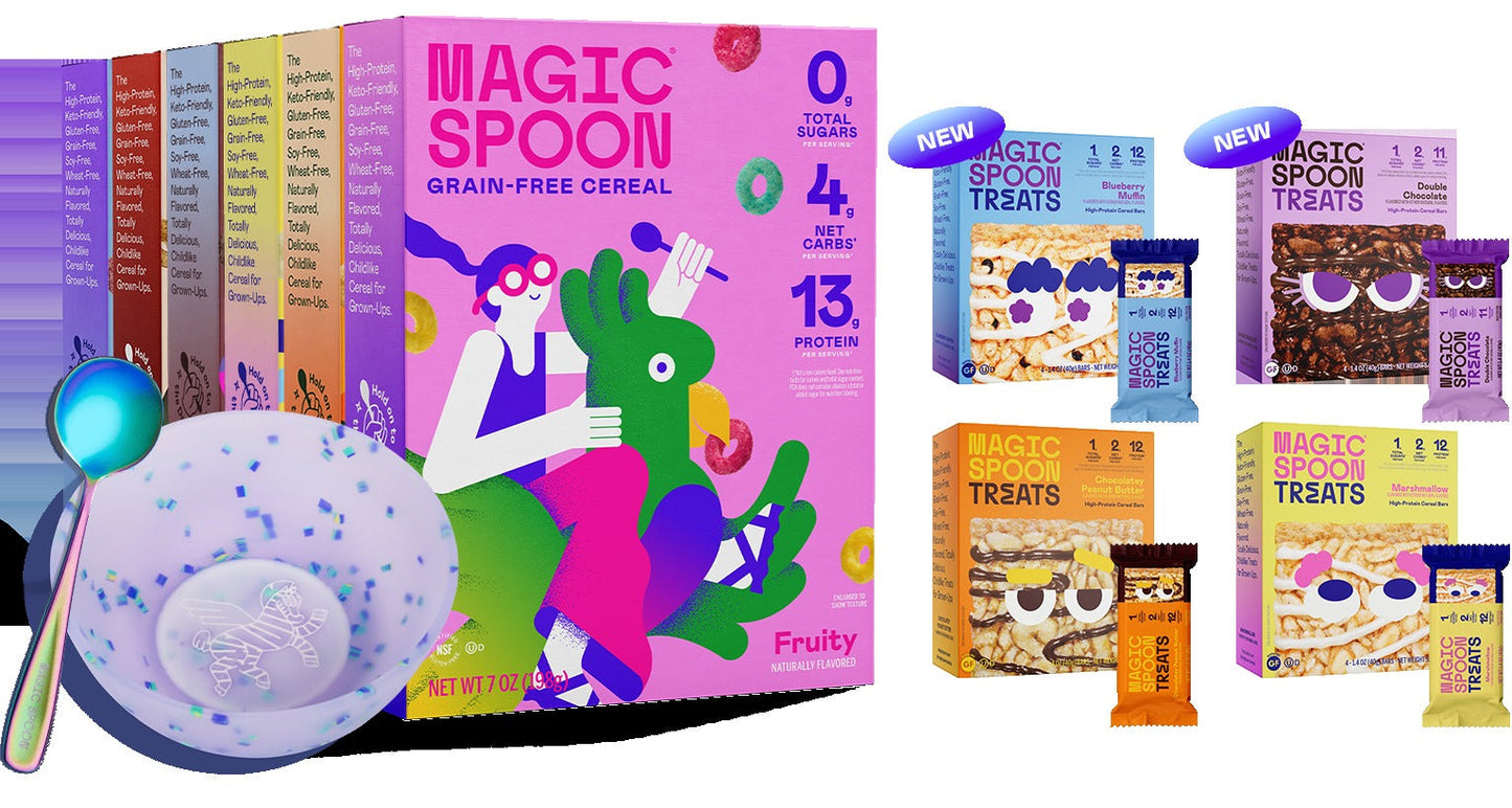 ULTIMATE MAGIC MIX - 16 CEREAL TREATS (4 BOXES) + 6 BOXES OF CEREAL + 1 BOWL SET