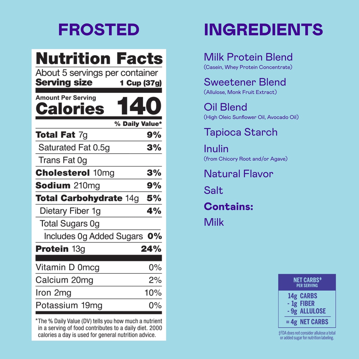 Magic Spoon Protein Cereal 1 case (4 boxes) - Frosted