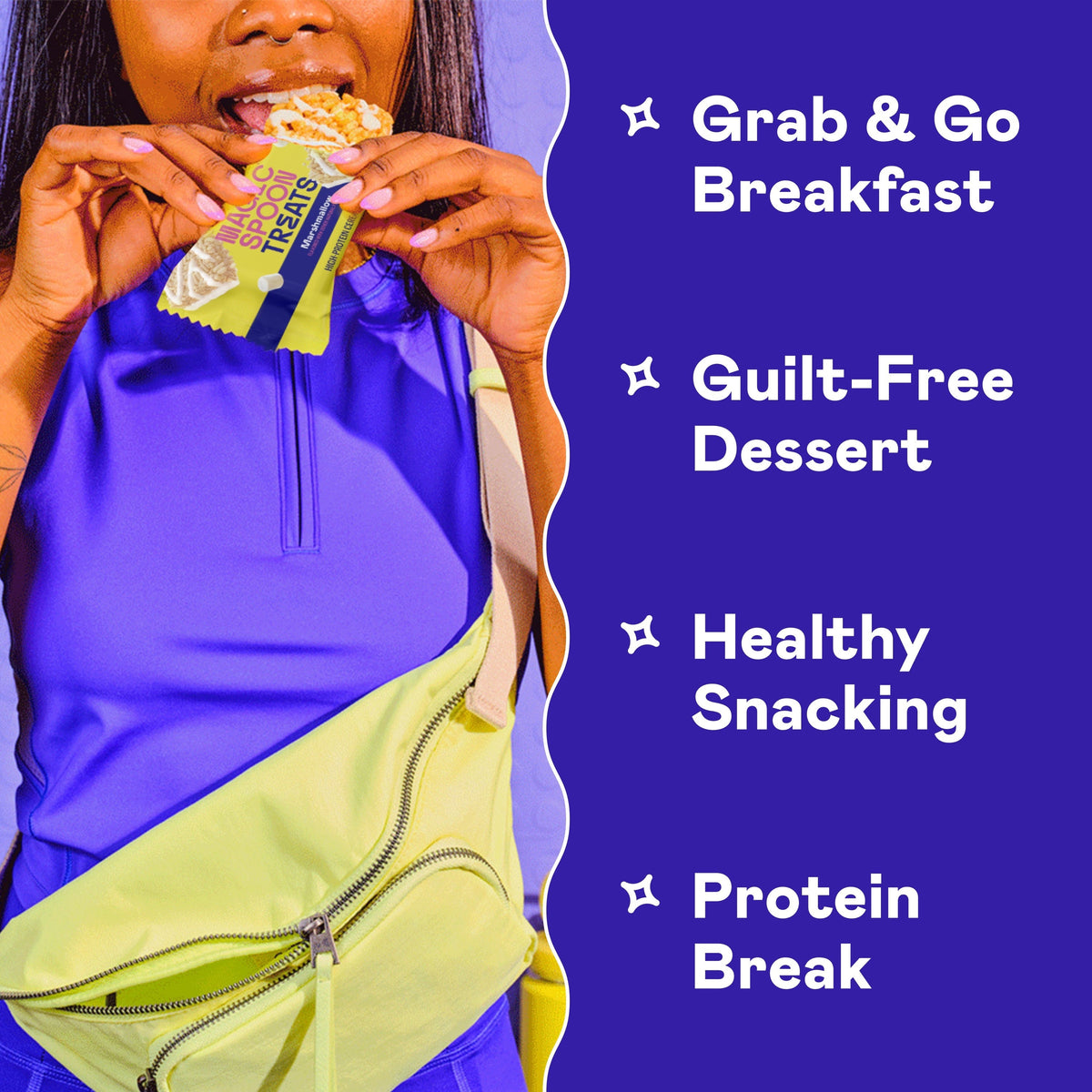 Magic Spoon Protein Treats Variety 4 Pack - Marshmallow, Peanut Butter, Double Chocolate, Blueberry