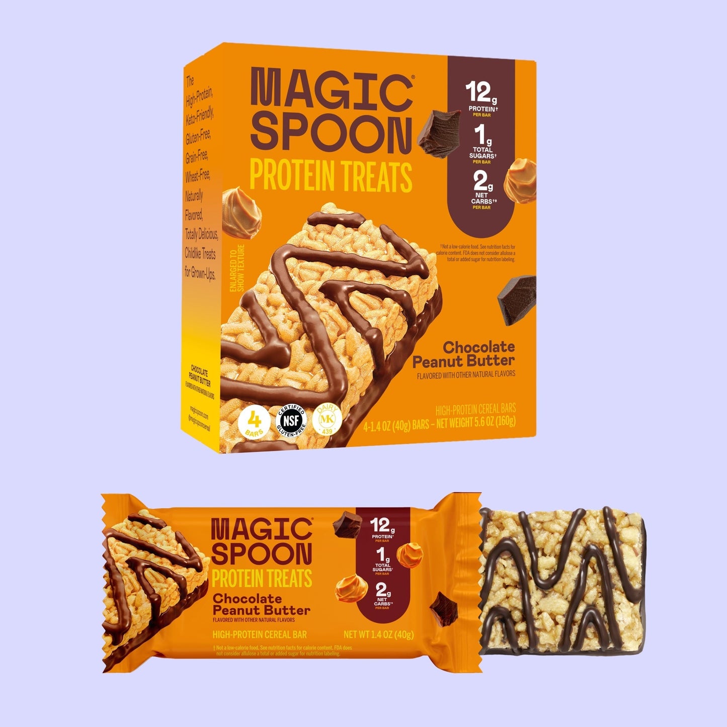Chocolate PB - 16 Cereal Treats (4 boxes)