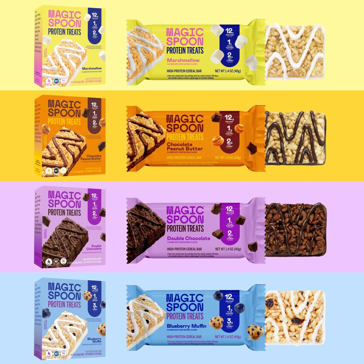 Variety 4 - 16 Cereal Treats (4 Boxes)
