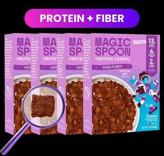 Cocoa - Protein + Fiber Cereal 1 case (4 boxes)
