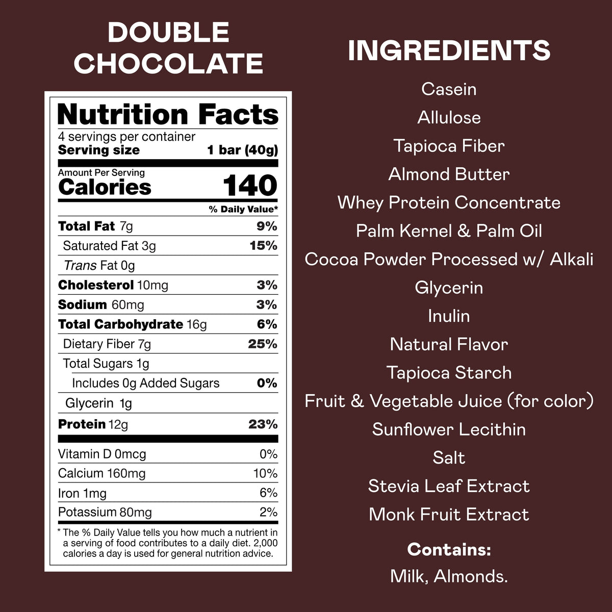 Magic Spoon Protein Treats 8 Bars (2 Boxes) - Double Chocolate