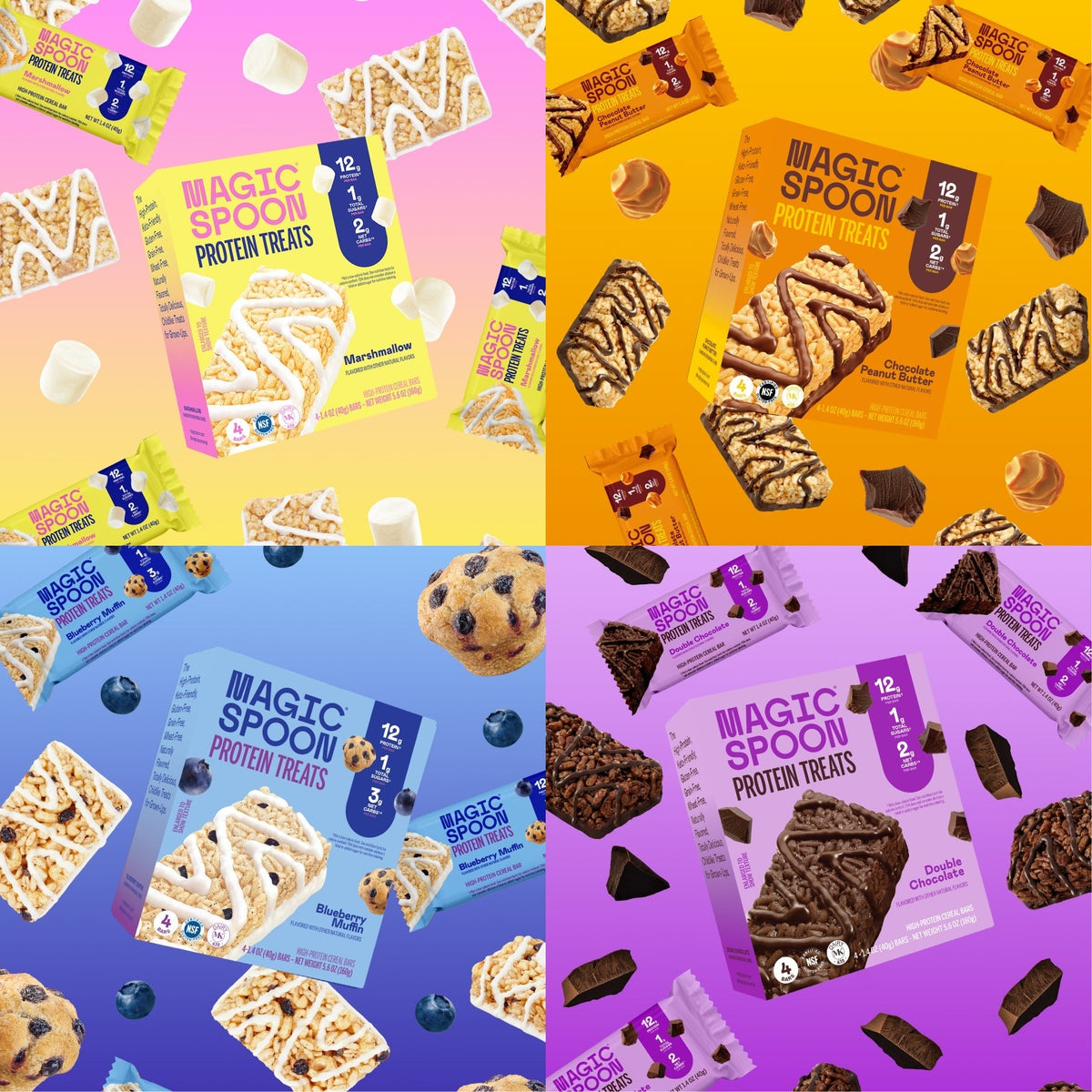 Variety 4 - 16 Cereal Treats (4 Boxes)