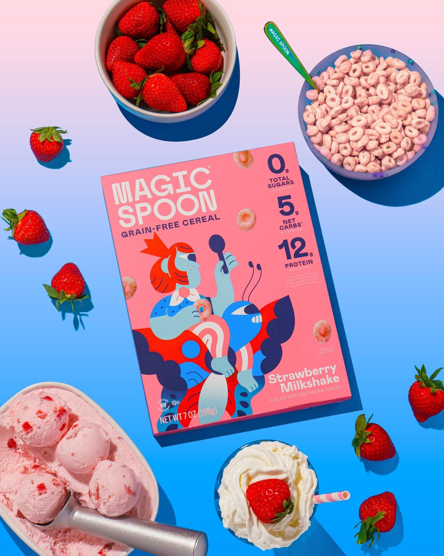 Strawberry Milkshake Cereal
