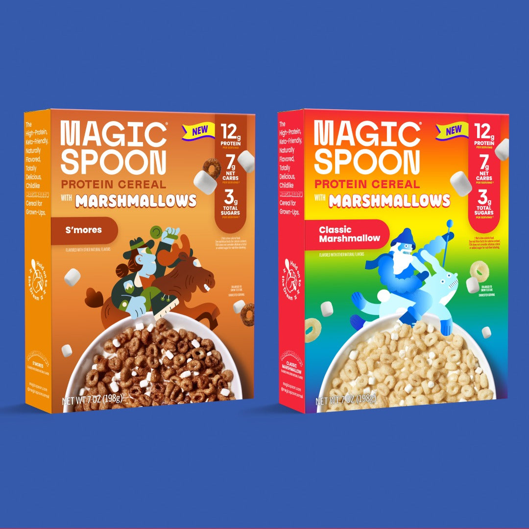 Magic Spoon Marshmallow Protein Cereal - 2 pack w/ bowl (TTS)