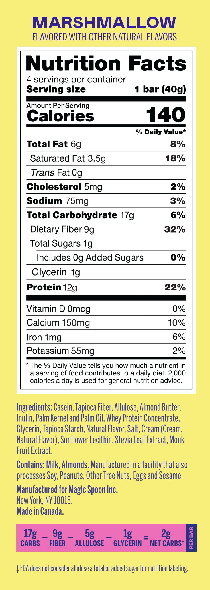 MARSHMALLOW - 12 Cereal Treats (1 Box)