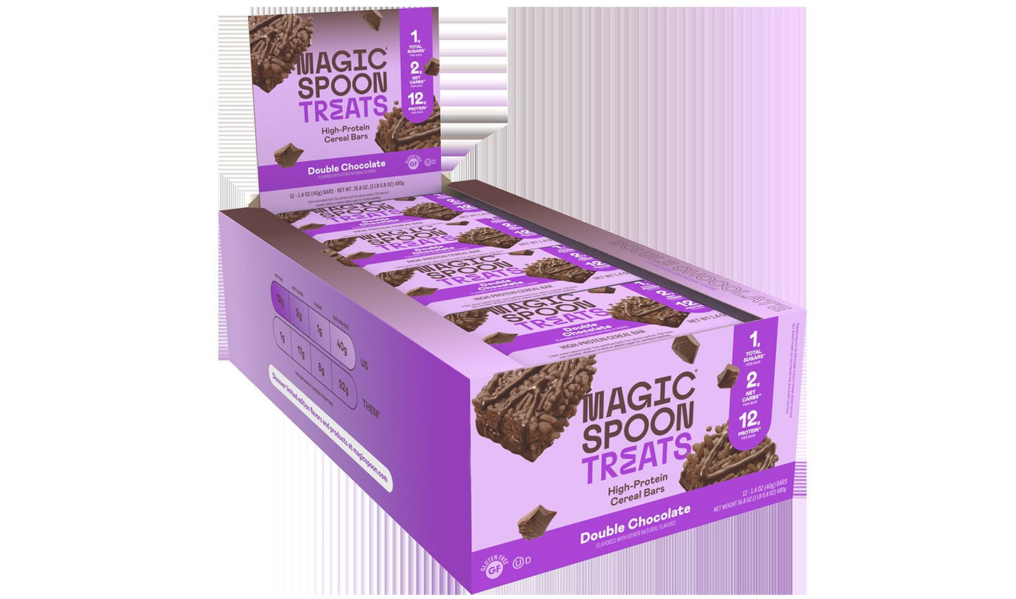 Double Chocolate - 12 Cereal Treats (1 Box)