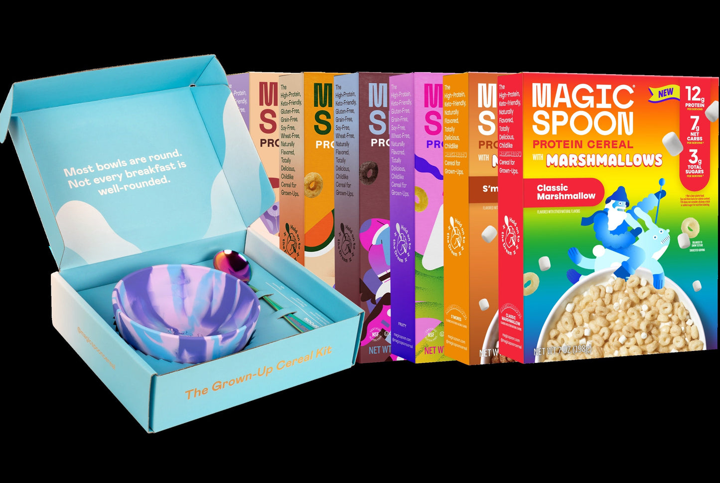 Variety 6 Bowl Bundle - Protein Cereal with Marshmallows