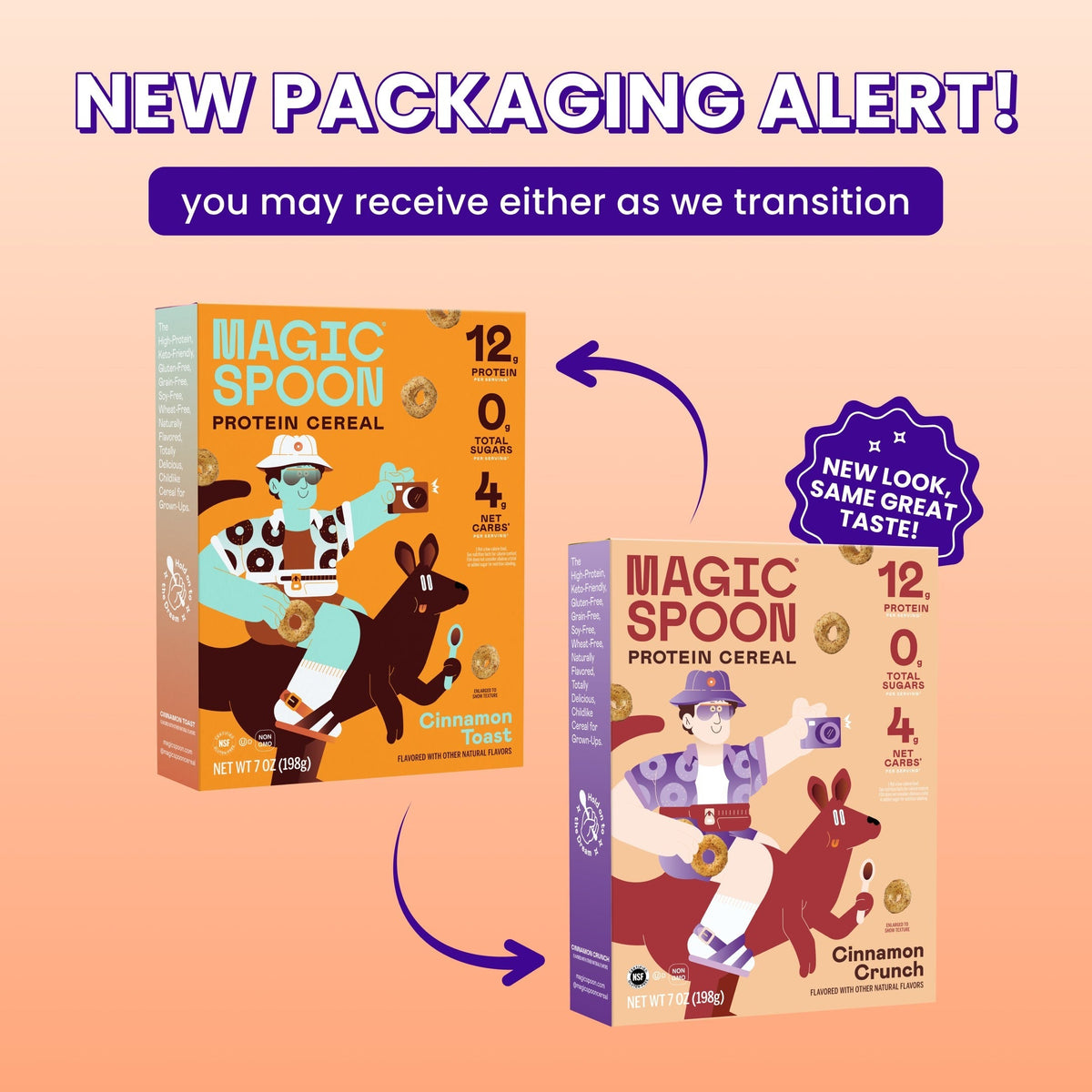 Cinnamon Crunch - 1 case (4 boxes)