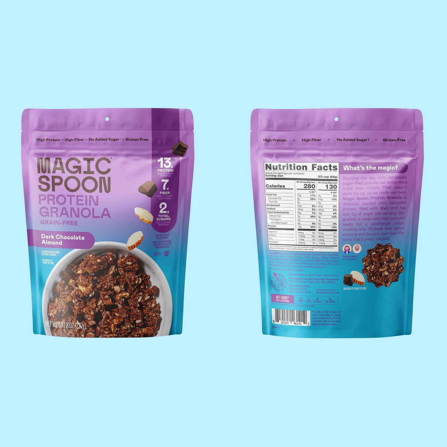 Dark Chocolate Almond - 4 Bags of Granola