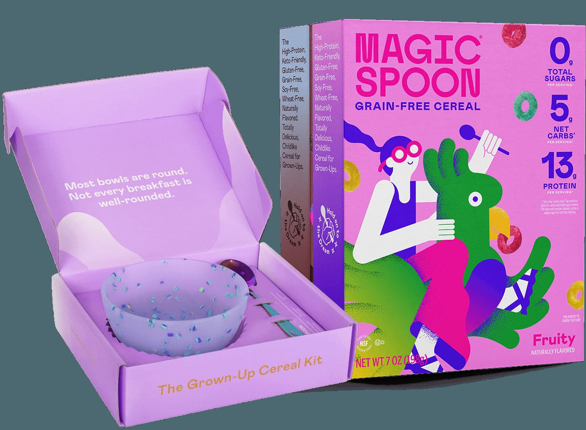 Cocoa & Fruity + 1 Zebra Bowl - 2 boxes, 1 bowl and spoon set