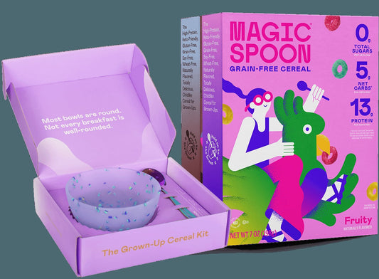 Cocoa & Fruity + 1 Zebra Bowl - 2 boxes, 1 bowl and spoon set