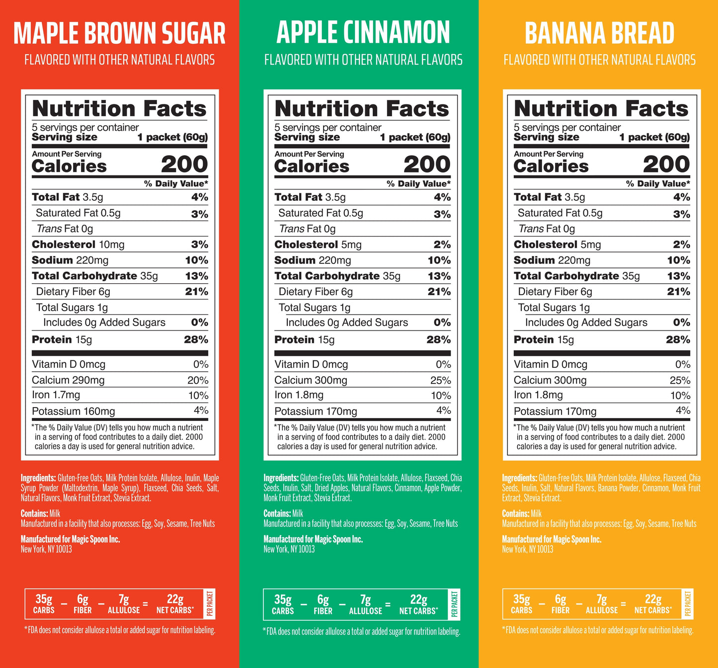 Oatmeal Variety 4 - 1 case (4 boxes)