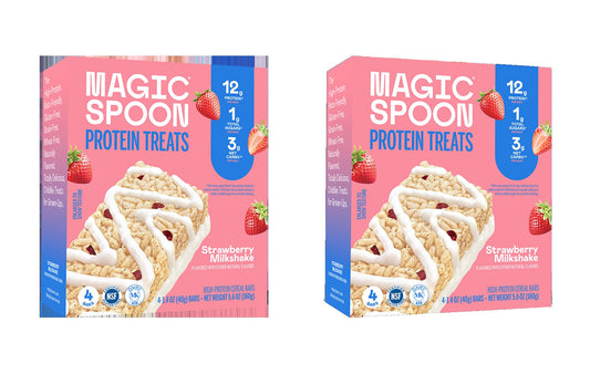 Strawberry Milkshake - 8 Cereal Treats (2 Boxes)