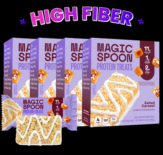 Salted Caramel - 16 Cereal Treats (4 Boxes)