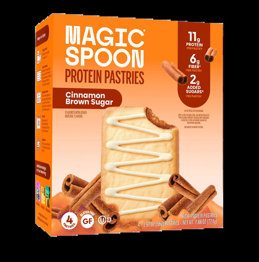 Cinnamon Brown Sugar Protein Pastries