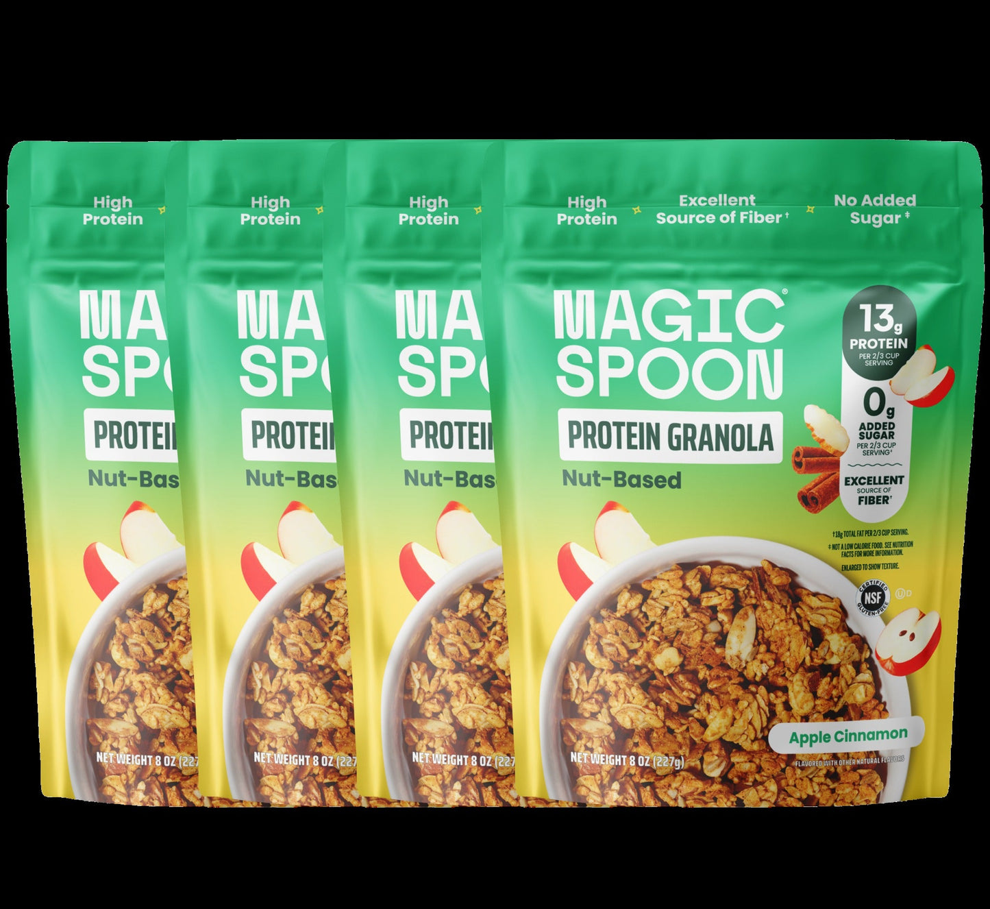 Apple Cinnamon - 4 Bags of Granola