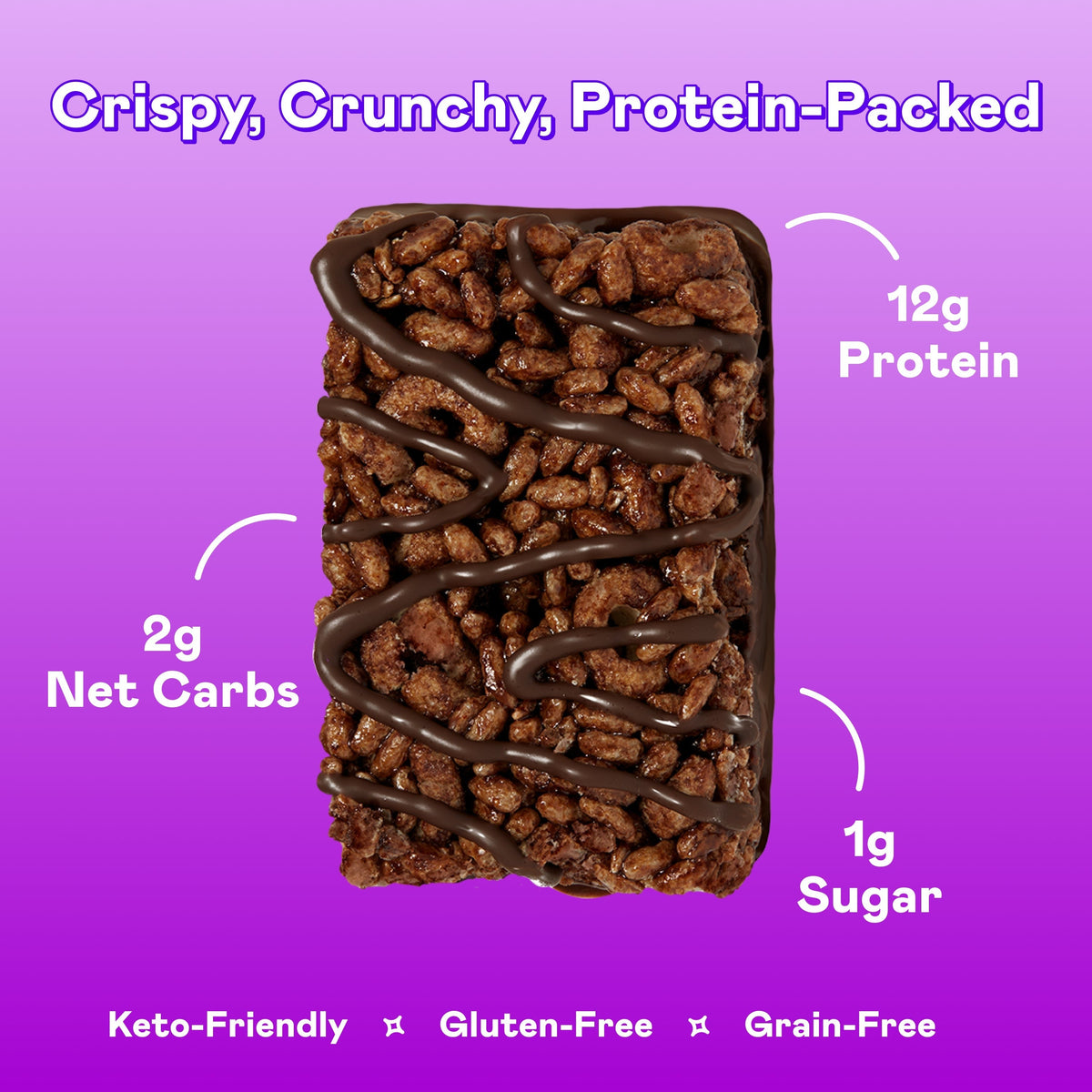 Magic Spoon Protein Treats 8 Bars (2 Boxes) - Double Chocolate