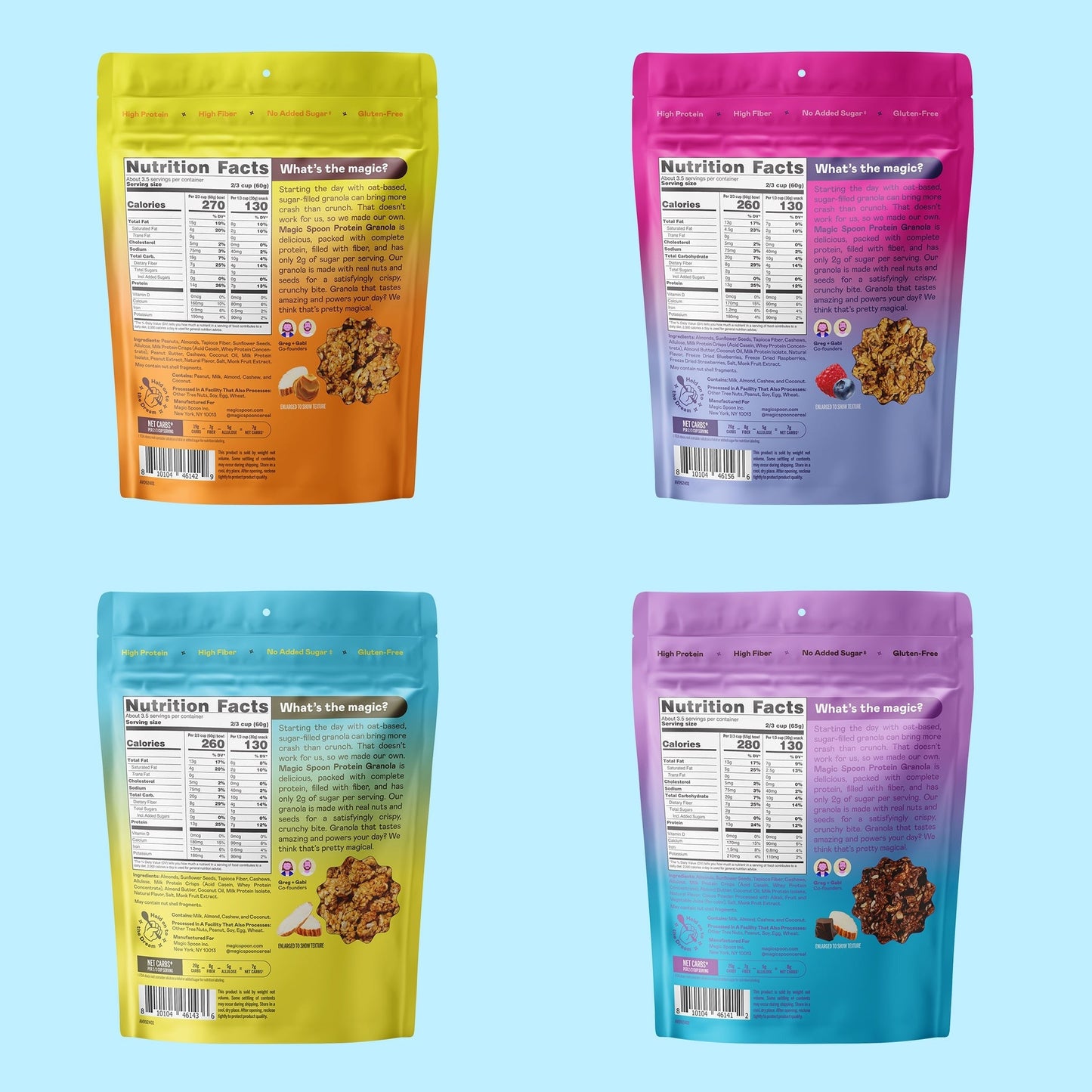 Variety 4 - 4 Bags of Granola