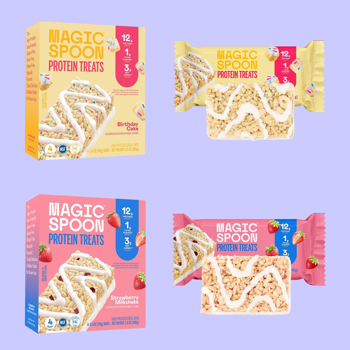 The Party Pack - 16 Cereal Treats (4 Boxes)
