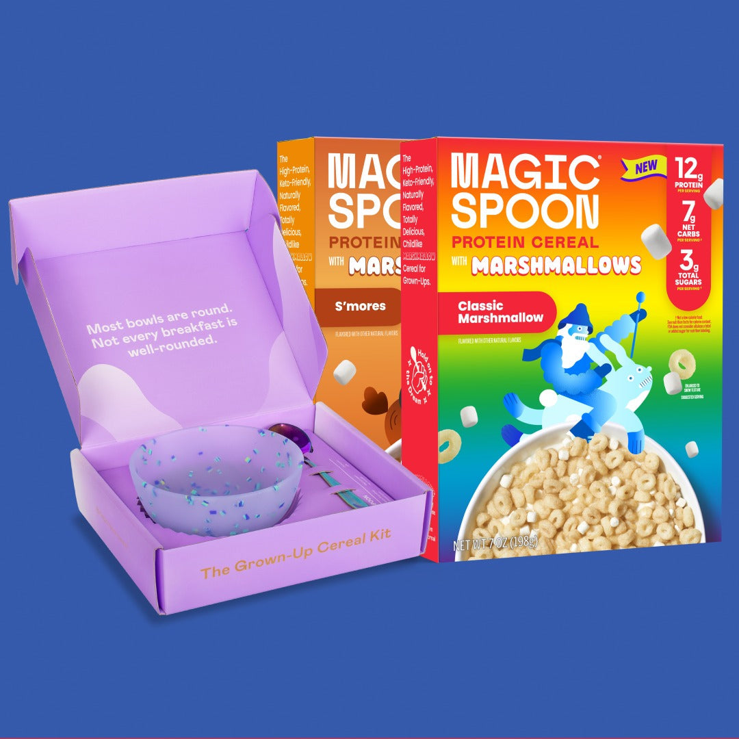 Magic Spoon Marshmallow Protein Cereal - 2 pack w/ bowl (TTS)
