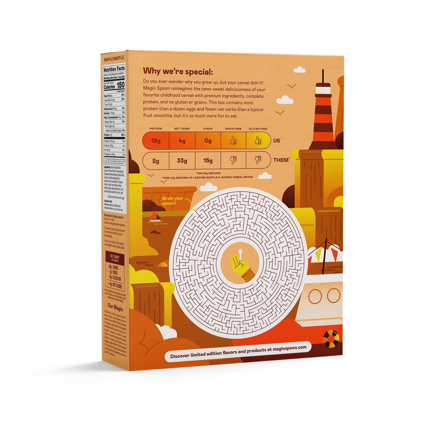 Maple Waffle - 1 case (6 boxes)
