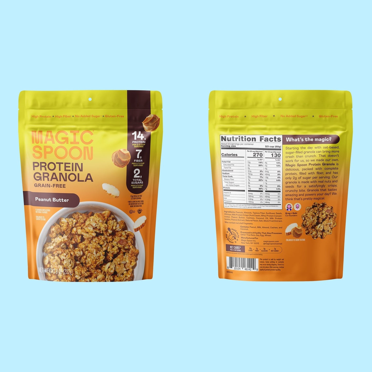 Peanut Butter - 4 Bags of Granola (FAIRE)