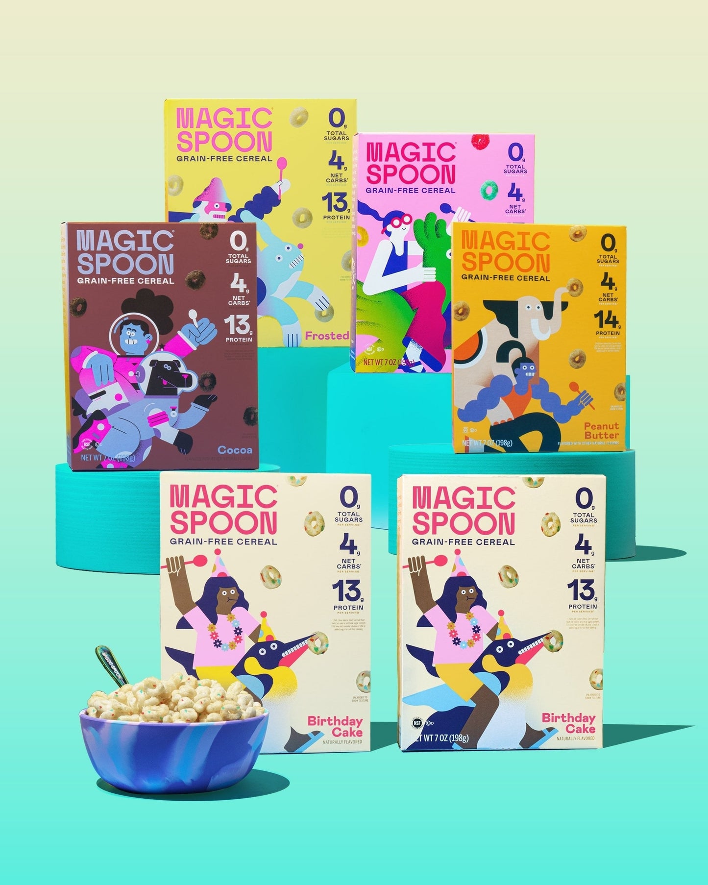 Ultimate Party Box - 6 boxes, 1 bowl set